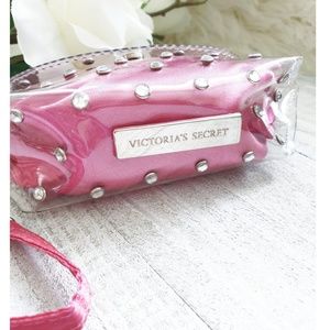 Vintage Victoria's Secret Studded Clear Pouch